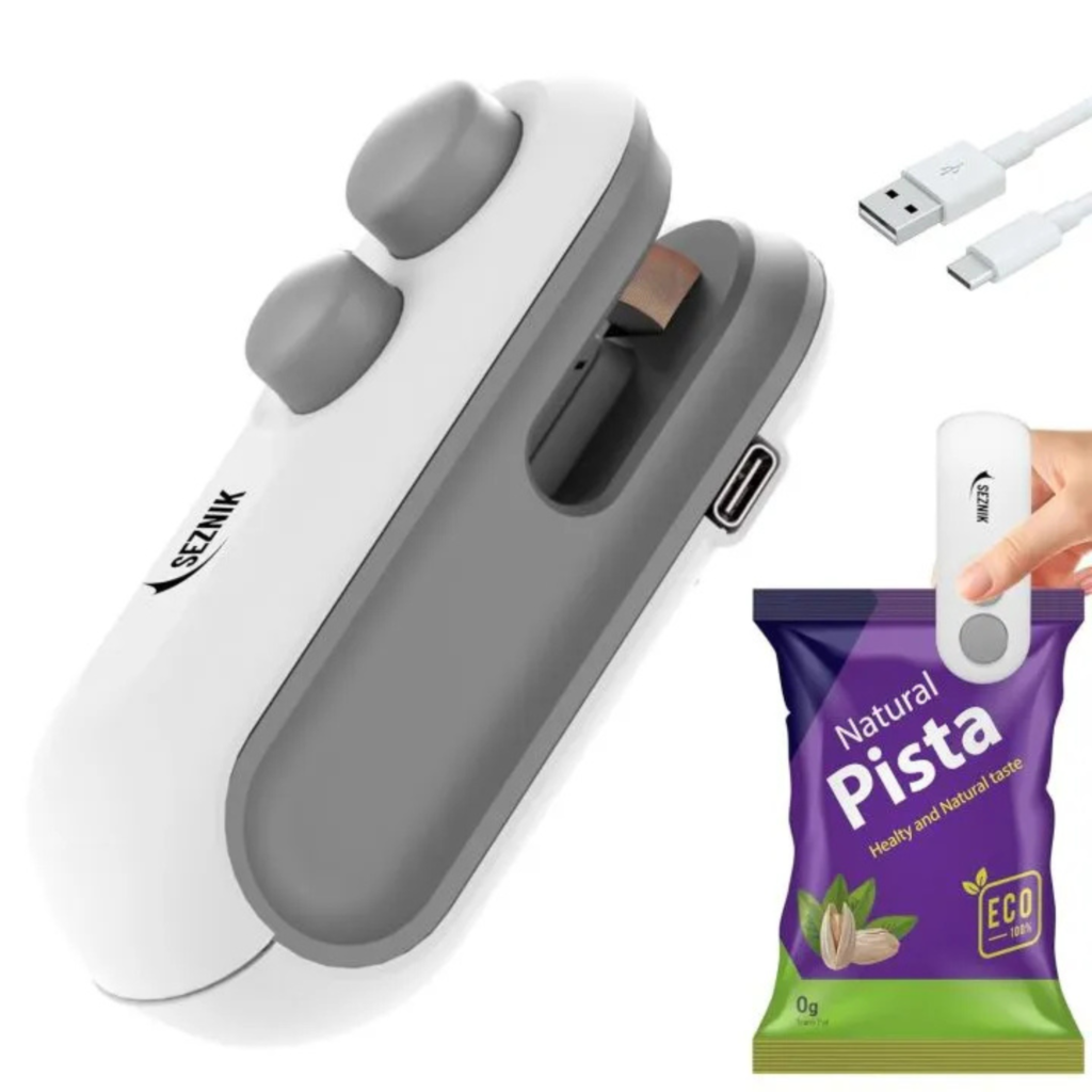 2-in-1 USB Rechargeable Mini Bag Sealer & Cutter
